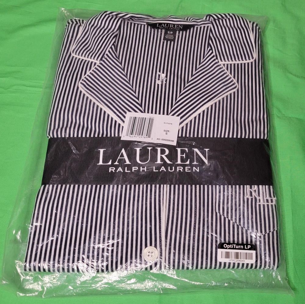 Lauren, Ralph Lauren Cotton Boxer Pajama Set - New w tags